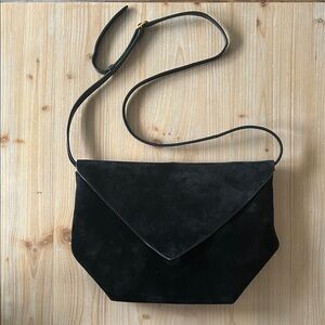 Khaite Elegant Black Suede Women's Bag